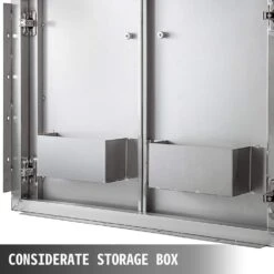 BBQ Access Double Door 30 In. W X 23 In. H BBQ Door Stainless Steel With Storage Shelf Outdoor Kitchen Doors -Patio Furniture Shop vevor outdoor kitchen doors 30ycbxgsjsskmcgm1v0 44 1000