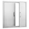 31 In. W X 31 In. H 304 Stainless Steel BBQ Access Door With Paper Towel Holder Outdoor Kitchen Doors For Storage Room -Patio Furniture Shop vevor outdoor kitchen doors 31yc304bxgbbqscgmv0 64 1000