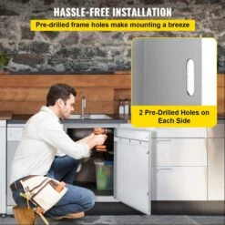 Outdoor Kitchen Door 33 In. W X 22 In. H Grill Doors Stainless Steel BBQ Access Door For Grilling Station 14 Outdoor Kitchen Door 33 In. W X 22 In. H Grill Doors Stainless Steel BBQ Access Door For Grilling Station -Patio Furniture Shop vevor outdoor kitchen doors 33x22ycskcgm00001v0 44 1000