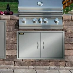 Outdoor Kitchen Doors 39 In. W X 26 In. H Double BBQ Door Stainless Steel BBQ Access Door 17 Outdoor Kitchen Doors 39 In. W X 26 In. H Double BBQ Door Stainless Steel BBQ Access Door -Patio Furniture Shop vevor outdoor kitchen doors 39x26x4bxgcfskm01v0 31 1000