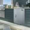 BBQ Access Door 18 In. W X 20 In. H Vertical Single Outdoor Kitchen Doors Stainless Steel BBQ Door For Grill Station -Patio Furniture Shop vevor outdoor kitchen doors 3x20x18cgm0000001v0 64 1000