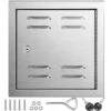 Vented Access Door 12 In. X 12 In. Single Access Door With Lock Outdoor Cooking Doors Flush Mount Vented Utility Door 2 Vented Access Door 12 In. X 12 In. Single Access Door With Lock Outdoor Cooking Doors Flush Mount Vented Utility Door -Patio Furniture Shop vevor outdoor kitchen doors bxgcgm30412w12h01v0 64 1000