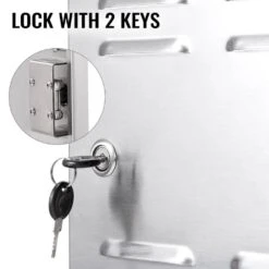 Vented Access Door 12 In. X 12 In. Single Access Door With Lock Outdoor Cooking Doors Flush Mount Vented Utility Door -Patio Furniture Shop vevor outdoor kitchen doors bxgcgm30412w12h01v0 fa 1000