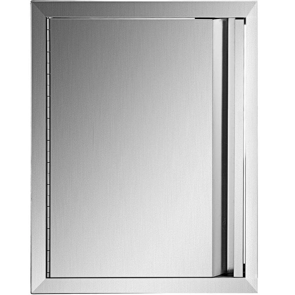 17 In. W X 24 In. H Single BBQ Stainless Steel Access Door With Recessed Handle Outdoor Kitchen Doors For Storage Room 3 17 In. W X 24 In. H Single BBQ Stainless Steel Access Door With Recessed Handle Outdoor Kitchen Doors For Storage Room