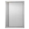 17 In. W X 24 In. H Single Outdoor Kitchen Door BBQ Access Door Stainless Steel Flush Mount Door Wall Vertical Door -Patio Furniture Shop vevor outdoor kitchen doors dmabscjmdcmb35lsav0 64 1000