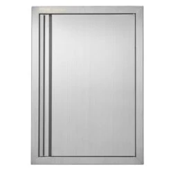 17 In. W X 24 In. H Single Outdoor Kitchen Door BBQ Access Door Stainless Steel Flush Mount Door Wall Vertical Door