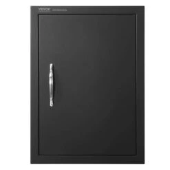 16 In. W X 22 In. H Single Outdoor Kitchen Door BBQ Access Door Cold Plate Flush Mount Door Wall Vertical Door