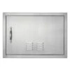 24 In. W X 17 In. H Single Outdoor Kitchen Door BBQ Access Door Stainless Steel Flush Mount Door Wall Vertical Door -Patio Furniture Shop vevor outdoor kitchen doors dmmbscjmys24nim7fv0 64 1000