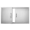 Double Outdoor Kitchen Door 36 In. W X 21 In. H BBQ Access Door Stainless Steel Flush Mount Door Wall Vertical Door 2 Double Outdoor Kitchen Door 36 In. W X 21 In. H BBQ Access Door Stainless Steel Flush Mount Door Wall Vertical Door -Patio Furniture Shop vevor outdoor kitchen doors smmbscjmys36gachdv0 64 1000