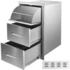 Outdoor Kitchen Drawers 17 In. W X 30 In. H X 21 In. D Mount Triple BBQ Drawers With Handle BBQ Island Drawers 1 Outdoor Kitchen Drawers 17 In. W X 30 In. H X 21 In. D Mount Triple BBQ Drawers With Handle BBQ Island Drawers -Patio Furniture Shop vevor outdoor kitchen drawers 30x17yc3cbxgctg01v0 64 1000