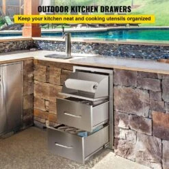 Outdoor Kitchen Drawers 17 In. W X 30 In. H X 21 In. D Mount Triple BBQ Drawers With Handle BBQ Island Drawers 12 Outdoor Kitchen Drawers 17 In. W X 30 In. H X 21 In. D Mount Triple BBQ Drawers With Handle BBQ Island Drawers -Patio Furniture Shop vevor outdoor kitchen drawers 30x17yc3cbxgctg01v0 c3 1000