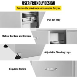 17.7 In. X 22.8 In. Outdoor Kitchen Drawers Stainless Steel Trash Drawer With Handle For Outdoor Kitchen BBQ Island 15 17.7 In. X 22.8 In. Outdoor Kitchen Drawers Stainless Steel Trash Drawer With Handle For Outdoor Kitchen BBQ Island -Patio Furniture Shop vevor outdoor kitchen drawers ctgshgljctg000001v0 fa 1000