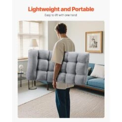 Floor Chair, Recycled Foam Folding Sofa Chair With 14 Adjustable Positions Floor Chair With Back Support Plastic Gray -Patio Furniture Shop vevor outdoor lounge chairs dbywfscgk000ordfav0 44 1000