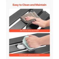 Adirondack Ottoman, 18. 7L X 19. 7W X 13H In. HDPE Plastic Folding Adirondack Ottoman, Weather-Resistant Foot Rest -Patio Furniture Shop vevor outdoor lounge chairs kzdadldkttbpjarztv0 fa 1000