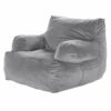 Bean Bag Chair, Plastic, Bean Bag Sofa Chair, High-Density Foam Filling, Outdoor Rocking Chair With Cushion, Grey -Patio Furniture Shop vevor outdoor rocking chairs fsyxcrddy45448awfv0 64 1000