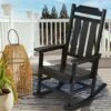 2-Pieces Plastic Porch Rocker HIPS Outdoor Rocking Chair With Smooth Armrests Supports Up To 400 Lbs. -Patio Furniture Shop vevor outdoor rocking chairs hwyyslksl2jz9sr3qv0 64 1000