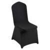 30-Pieces Stretch Spandex Folding Chair Covers Removable Washable Protective Cover For Weddings, Dining, Black -Patio Furniture Shop vevor patio chair covers yths30pcszkq7txo9v0 64 1000