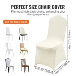 30 PCS Universal Stretch Spandex Folding Chair Covers Removable Washable Protective Slipcovers, Ivory White 12 30 PCS Universal Stretch Spandex Folding Chair Covers Removable Washable Protective Slipcovers, Ivory White -Patio Furniture Shop vevor patio chair covers ytxyb30pcszkz8i58v0 4f 1000