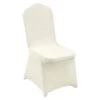 50-Pieces Stretch Spandex Folding Chair Covers Detachable Washable Protective Slipcovers, Ivory White