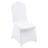 200 PCS Stretch Spandex Folding Chair Covers Universal Fitted Chair Cover Removable Washable Protective Slipcovers,White