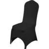 50 Pcs Black Chair Covers Polyester Spandex Stretch Slipcovers For Wedding Party Dining Banquet Arched-Front Chair Cover -Patio Furniture Shop vevor patio chair covers zyt50pcshsgxyt001v0 64 1000