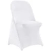 White Stretch Spandex Chair Covers 12-Pieces Folding Kitchen Chairs Cover Universal Washable Slipcovers Protector -Patio Furniture Shop vevor patio chair covers zytbs132033cmg7x0v0 64 1000