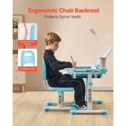 Kids Study Chair And Desk Set, Study Desk And Chair For Kids With Table Lamp, Adjustable Height And 0-40° Tilted Desktop 13 Kids Study Chair And Desk Set, Study Desk And Chair For Kids With Table Lamp, Adjustable Height And 0-40° Tilted Desktop -Patio Furniture Shop vevor patio dining tables etxxzydtdk20k0wtbv9 1f 1000