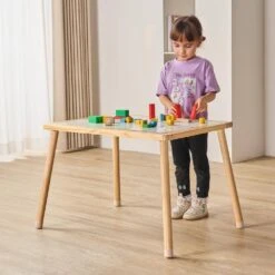 Sensory Table For Toddlers, Kids Activity Table W/Double-Sided Tabletop And Non-Slip Feet, Outdoor Play Activity, Wooden -Patio Furniture Shop vevor patio dining tables ggzdzk212920oj4ybv0 31 1000