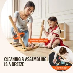 Sensory Table For Toddlers, Kids Activity Table W/Double-Sided Tabletop And Non-Slip Feet, Outdoor Play Activity, Wooden -Patio Furniture Shop vevor patio dining tables ggzdzk212920oj4ybv0 44 1000