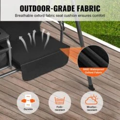 2-Seat Patio Swing Chair Outdoor Patio Swing With Adjustable Canopy Porch Swing -Patio Furniture Shop vevor patio swings tjqq71inx53iw648vv0 1f 1000