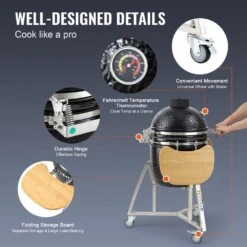 Ceramic Barbecue Grill Smoker Pellet Grills 18 In . Portable Round Outdoor Grill For Patio, Black 15 Ceramic Barbecue Grill Smoker Pellet Grills 18 In . Portable Round Outdoor Grill For Patio, Black -Patio Furniture Shop vevor pellet grills tcyxlyc1834505gfzv0 fa 1000