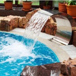 Pond Waterfall Spillway 17.7 X 11.8 X 23.6 In. Swimming Pool Waterfall With Curved Design Pool Fountain For Pool, Silver 17 Pond Waterfall Spillway 17.7 X 11.8 X 23.6 In. Swimming Pool Waterfall With Curved Design Pool Fountain For Pool, Silver -Patio Furniture Shop vevor pond accessories pqsbjpjychgpt0001v0 31 1000