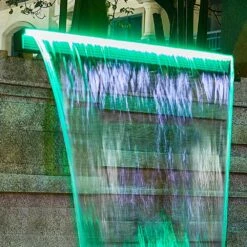 Led Fountain Spillway 17 Colors 23.6 In. L X 3.2 In. H X 8.1 In. W Pool Waterfall Fountain Kit W/Remote For Pond Pools 17 Led Fountain Spillway 17 Colors 23.6 In. L X 3.2 In. H X 8.1 In. W Pool Waterfall Fountain Kit W/Remote For Pond Pools -Patio Furniture Shop vevor pond accessories slpbpqaw600dbs001v1 31 1000