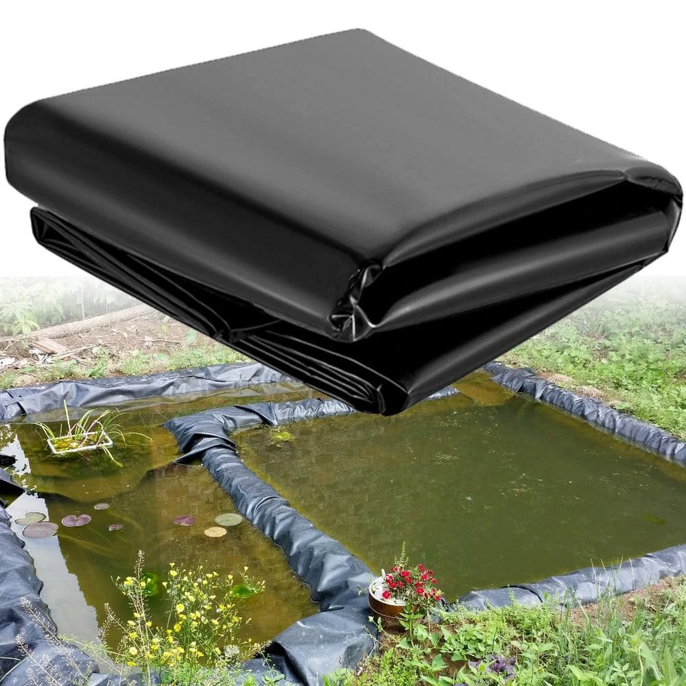Pond Liner 20 Ft. X 25 Ft. 20 Mil Thickness High Tensile Sunlight-proof Flexible LLDPE Pond For Sewage Tank, Black 10 Pond Liner 20 Ft. X 25 Ft. 20 Mil Thickness High Tensile Sunlight-proof Flexible LLDPE Pond For Sewage Tank, Black - Image 8