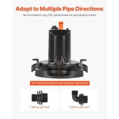 Pool Cover Pump 1/2 HP 1575 GPH 120-Volt Submersible Swimming Pool Cover Pump For Pool Draining Inflatable Water Parks -Patio Furniture Shop vevor pool cover pumps zdycgbzdx16hcwmxav1 fa 1000