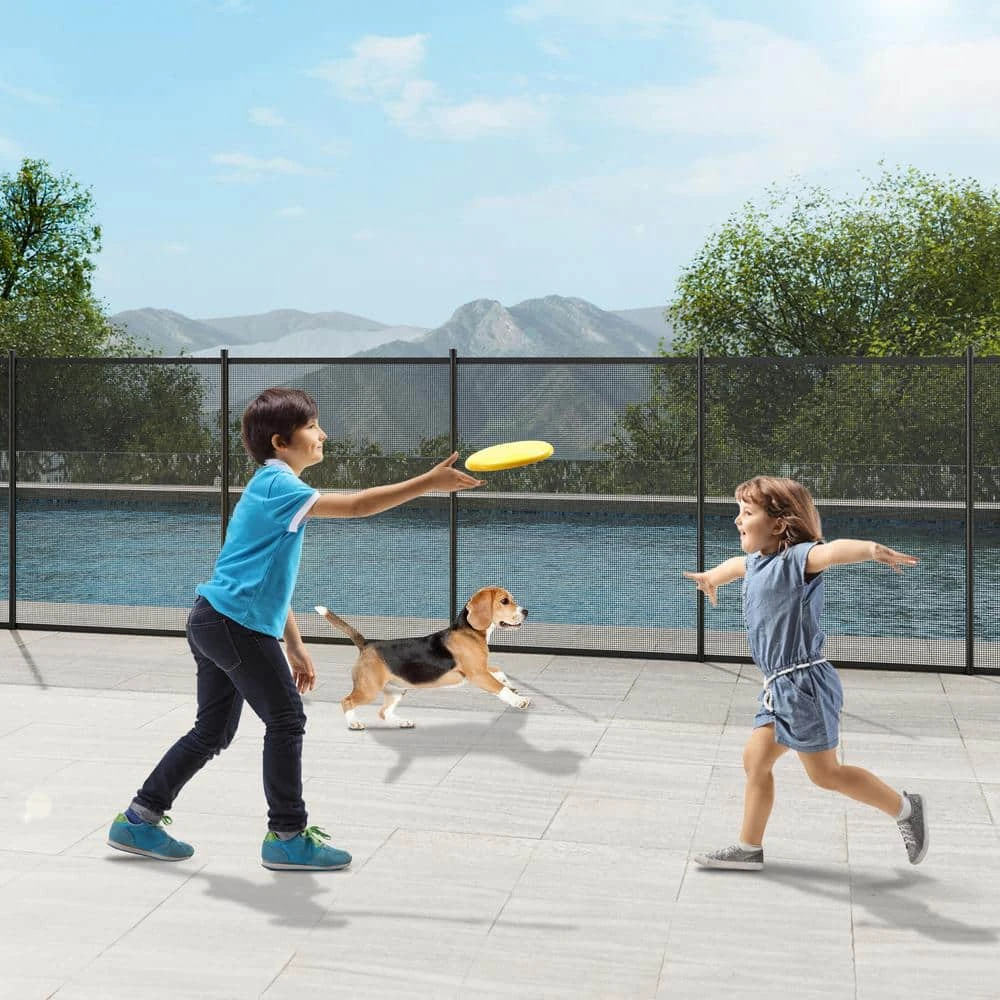 Pool Fence 4 X 48 Ft. Pool Fences For Inground Pools Removable Child Safety Pool Fencing, Easy DIY Swimming Pool Fence 10 Pool Fence 4 X 48 Ft. Pool Fences For Inground Pools Removable Child Safety Pool Fencing, Easy DIY Swimming Pool Fence - Image 8