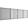 Security Pool Fence 4 Ft. X 12 Ft. Removable Pool Fence 1000D PVC Fabric Pool Fencing Mesh With Aluminum Poles -Patio Furniture Shop vevor pool fences kcxycwll412ft18uyv0 64 1000