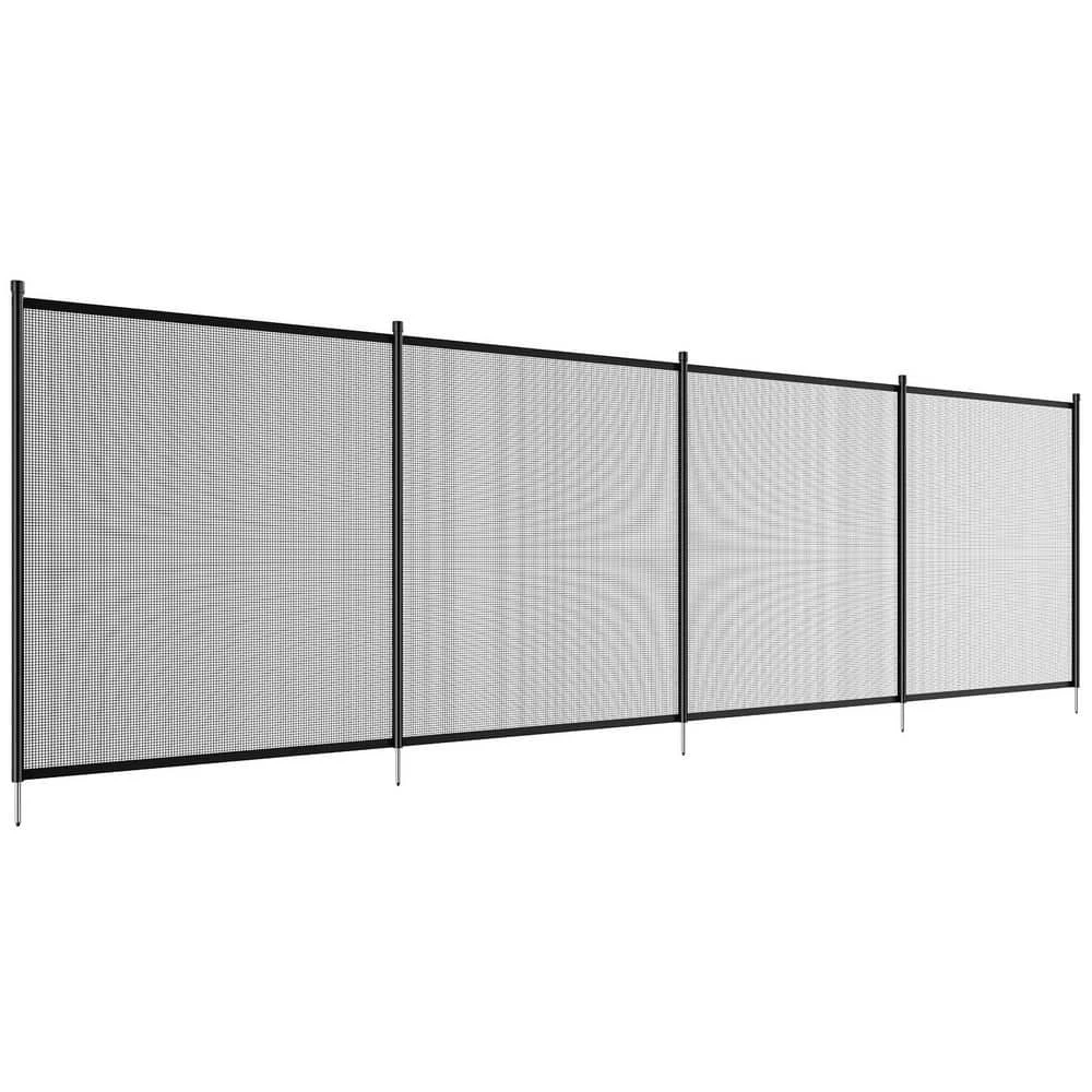 Security Pool Fence 4 Ft. X 12 Ft. Removable Pool Fence 1000D PVC Fabric Pool Fencing Mesh With Aluminum Poles 3 Security Pool Fence 4 Ft. X 12 Ft. Removable Pool Fence 1000D PVC Fabric Pool Fencing Mesh With Aluminum Poles