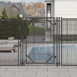 Pool Fence Gate, 4 X 2.5 Ft., Easy DIY Installation Inground Pool Gate, Pool Fence Gate Kit With Stainless Steel Latch -Patio Furniture Shop vevor pool fences ycwldm4x25ftkypytv0 31 1000