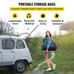 Inflatable Floating Dock 10 X 8 Ft. Inflatable Dock Platform With Electric Air Pump 6 To 8 People For Pool Beach Ocean -Patio Furniture Shop vevor pool floats ft10x8qb000000001v1 fa 1000