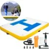 Floating Platform 8 X 5 Ft. Inflatable Floating Dock With Electric Air Pump Inflatable Swim Platform 4-6 People -Patio Furniture Shop vevor pool floats ft8x5qb0000000001v1 64 1000