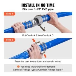 Backwash Hose 50 Ft. X 2 In. PVC Flat Discharge Hose With Aluminum Camlock C And E Fittings Clamps For Pump Sand Filter 13 Backwash Hose 50 Ft. X 2 In. PVC Flat Discharge Hose With Aluminum Camlock C And E Fittings Clamps For Pump Sand Filter -Patio Furniture Shop vevor pool hoses fcxrg250ftpvcm9txv0 1f 1000