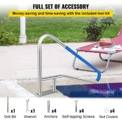 55 In. X 32 In. Pool Railing Stainless Steel Silver Rustproof Pool Handrail Pool Rail For Above Ground Pool 15 55 In. X 32 In. Pool Railing Stainless Steel Silver Rustproof Pool Handrail Pool Rail For Above Ground Pool -Patio Furniture Shop vevor pool ladders bxgycfs4w55x32yc1v0 fa 1000