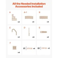 Swimming Pool Ladder 3-Step Double Handrails Stairs With Non-slip Heavy Duty Steps 400 Lbs. For Above Ground Pool -Patio Furniture Shop vevor pool ladders dxyctltsfsslfpj4zv0 fa 1000