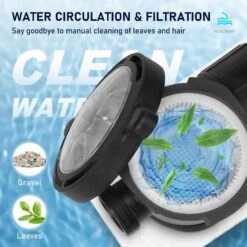 Pool Pump 5280GPH 1.5HP 115V Single Speed Swim Pool Filtre Pump 1100W Self Primming With Strainer Basket 4 Pipe Fittings -Patio Furniture Shop vevor pool pumps dsycbmc112hp8lfrcv1 fa 1000