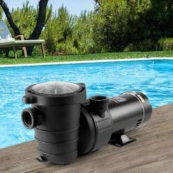 Above Ground Pool Pump 1HP 110-Volt 80 GPM Max. Flow Single Speed Swimming Pool Pump With Filter Basket -Patio Furniture Shop vevor pool pumps ycglbdsddy10lidqzv1 31 1000