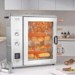 Shawarma Portable Propane Grill Machine, Stainless Steel, Chicken Shawarma Cooker Machine 5 Strings Of Barbecue Capacity -Patio Furniture Shop vevor portable gas grills bxkrj5crqbwp9ik0zv1 31 1000