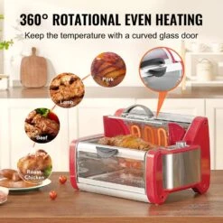 Shawarma Grill Machine, Portable Electric Grill In Stainless Steel Chicken Shawarma Cooker Machine Countertop -Patio Furniture Shop vevor portable gas grills wskrj12lbsdrkhub5v1 4f 1000