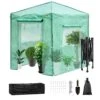 8 Ft. X 6 Ft. X 8 Ft. Pop-Up Greenhouse High Strength PE Cover Powder-Coated Steel Construction Portable Greenhouse 1 8 Ft. X 6 Ft. X 8 Ft. Pop-Up Greenhouse High Strength PE Cover Powder-Coated Steel Construction Portable Greenhouse -Patio Furniture Shop vevor portable greenhouses hywscwp 868fzb5wdv0 64 1000