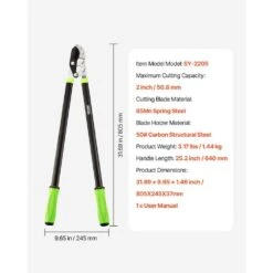 32 In. Anvil Loppers For Tree Trimming, Steel Blade Cutter With Ergonomic Handles, Pruning Saw Function, 2025 Upgrade -Patio Furniture Shop vevor pruning saws sdgzjcg32incxd465v0 250717 76 1000